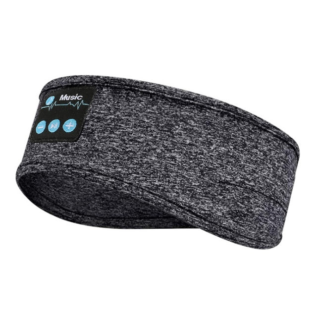 Bluetooth Sleep Headband & Eye Mask – Wireless Music Headscarf with HD Stereo Speakers for Sleeping, Sports, Yoga & Travel