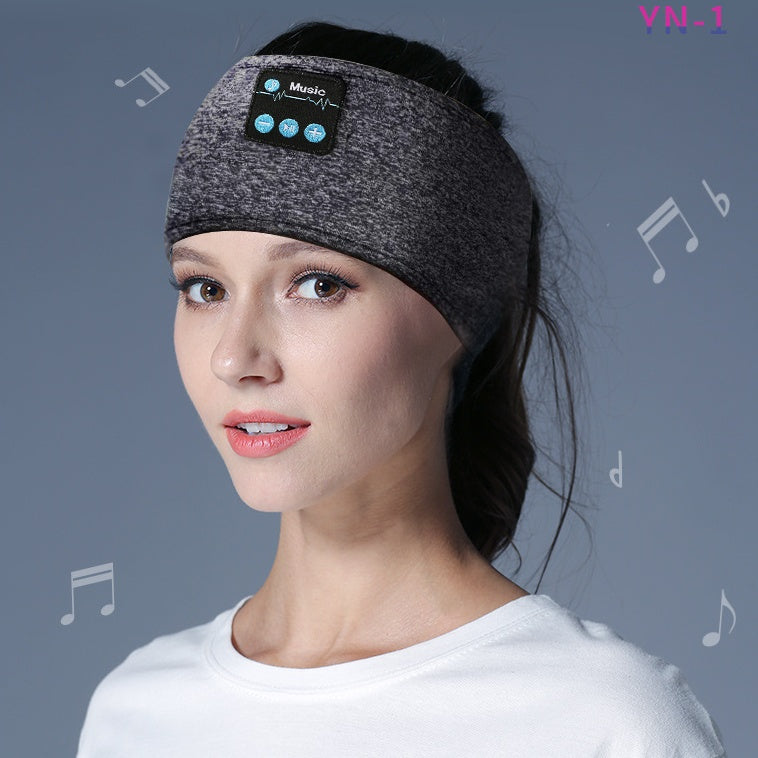 Bluetooth Sleep Headband & Eye Mask – Wireless Music Headscarf with HD Stereo Speakers for Sleeping, Sports, Yoga & Travel