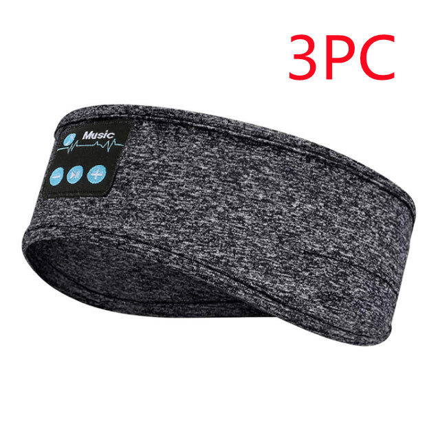 Bluetooth Sleep Headband & Eye Mask – Wireless Music Headscarf with HD Stereo Speakers for Sleeping, Sports, Yoga & Travel