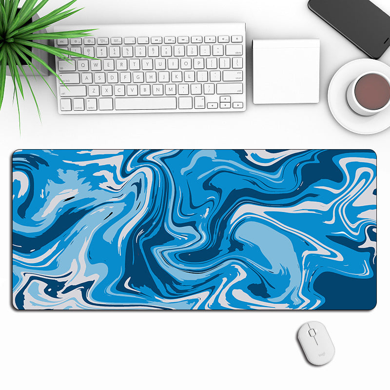 Abstract Gaming Mouse Pad – Large Non-Slip Mousepad with Stitched Edges for Gamers & Office